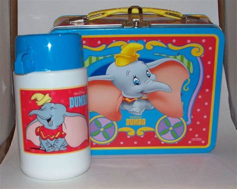 WALT DISNEY DUMBO METAL LUNCHBOX LUNCH BOX 